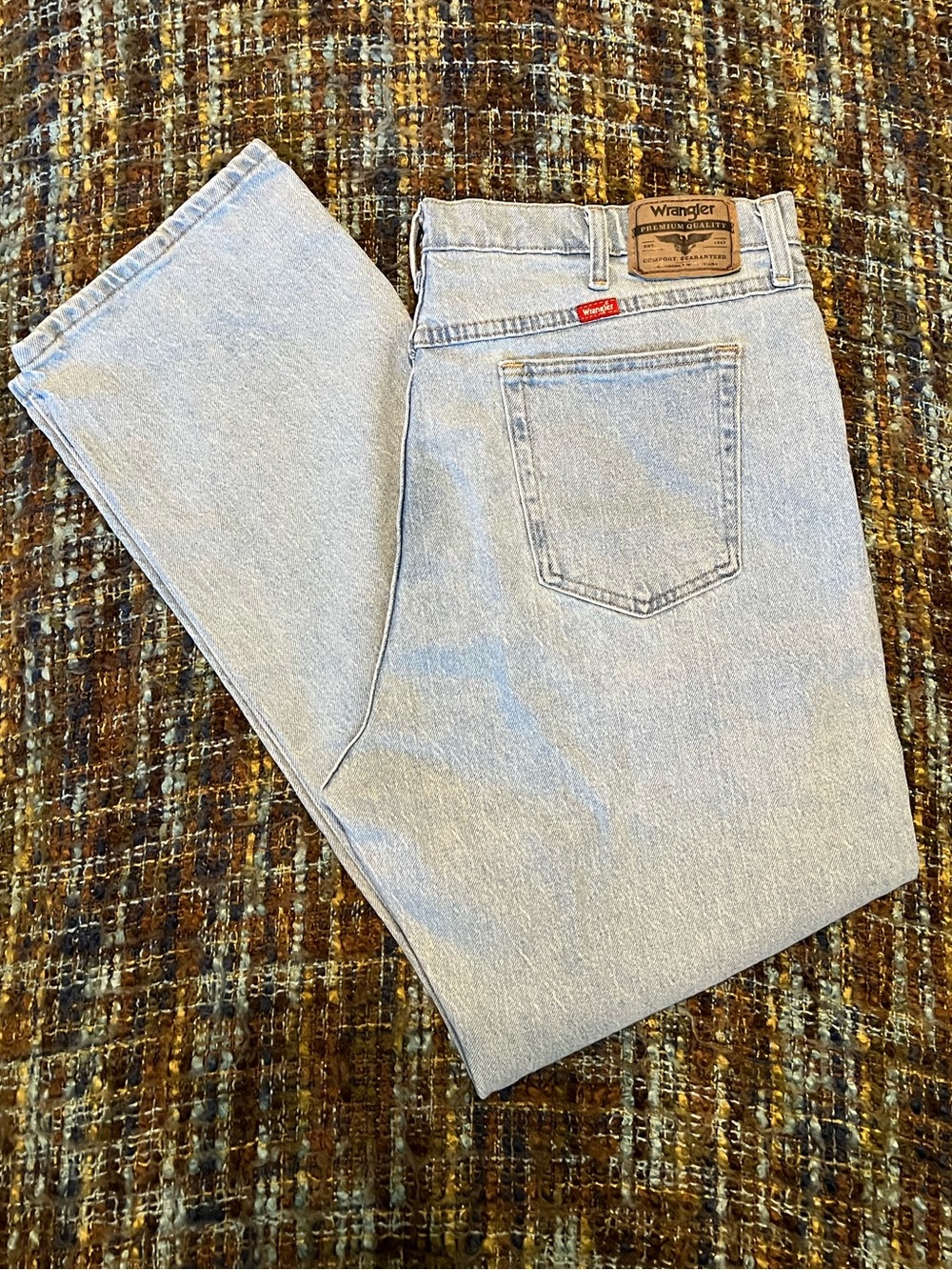 Wrangler Light Blue Men's Straight Jeans